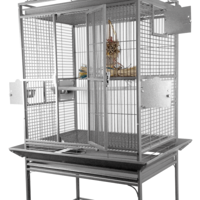 8003223 White - 32"x23"x66" PlayTop Cage