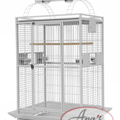 8003628 White - 36"x28"x66" PlayTop Cage